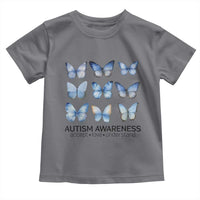 Autism Awareness Blue Butterflies Toddler T Shirt Accept Love Understand