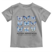 Autism Awareness Blue Butterflies Toddler T Shirt Accept Love Understand