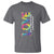 Autism Acceptance T Shirt Love From a Different Angle Rainbow Infinity