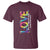 Autism Acceptance T Shirt Love From a Different Angle Rainbow Infinity