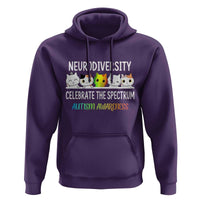 Cute Cats Autism Embrace Hoodie Neurodiversity Celebrate The Spectrum