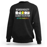 Cute Cats Autism Embrace Sweatshirt Neurodiversity Celebrate The Spectrum