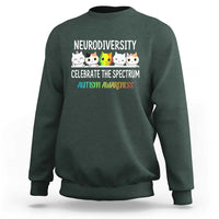 Cute Cats Autism Embrace Sweatshirt Neurodiversity Celebrate The Spectrum
