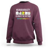 Cute Cats Autism Embrace Sweatshirt Neurodiversity Celebrate The Spectrum