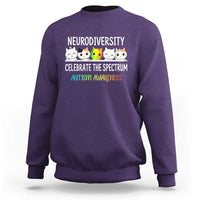 Cute Cats Autism Embrace Sweatshirt Neurodiversity Celebrate The Spectrum