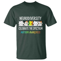 Cute Cats Autism Embrace T Shirt Neurodiversity Celebrate The Spectrum