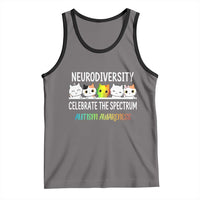 Cute Cats Autism Embrace Tank Top Neurodiversity Celebrate The Spectrum