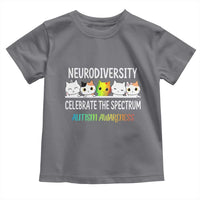 Cute Cats Autism Embrace Toddler T Shirt Neurodiversity Celebrate The Spectrum
