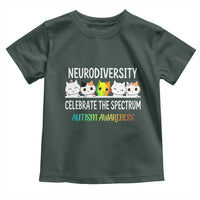 Cute Cats Autism Embrace Toddler T Shirt Neurodiversity Celebrate The Spectrum