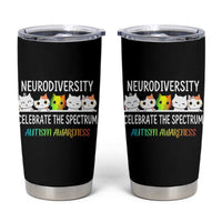 Cute Cats Autism Embrace Tumbler Cup Neurodiversity Celebrate The Spectrum