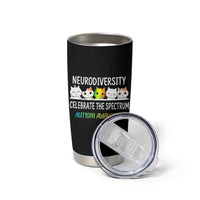Cute Cats Autism Embrace Tumbler Cup Neurodiversity Celebrate The Spectrum