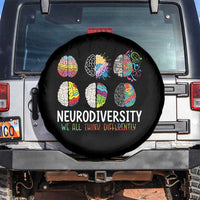 Embrace Neurodiversity Spare Tire Cover We All Think Differently