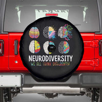 Embrace Neurodiversity Spare Tire Cover We All Think Differently