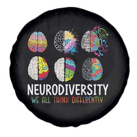 Embrace Neurodiversity Spare Tire Cover We All Think Differently