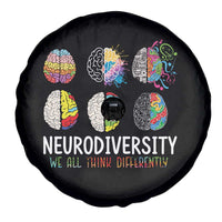 Embrace Neurodiversity Spare Tire Cover We All Think Differently
