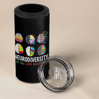 Embrace Neurodiversity 4 in 1 Can Cooler Tumbler We All Think Differently