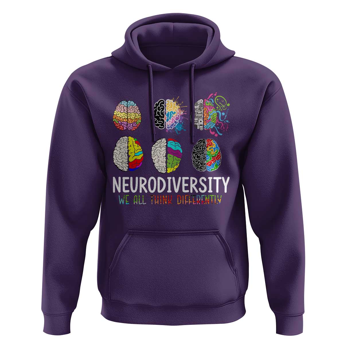 Embrace Neurodiversity Hoodie We All Think Differently
