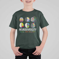 Embrace Neurodiversity T Shirt For Kid We All Think Differently