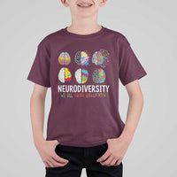 Embrace Neurodiversity T Shirt For Kid We All Think Differently