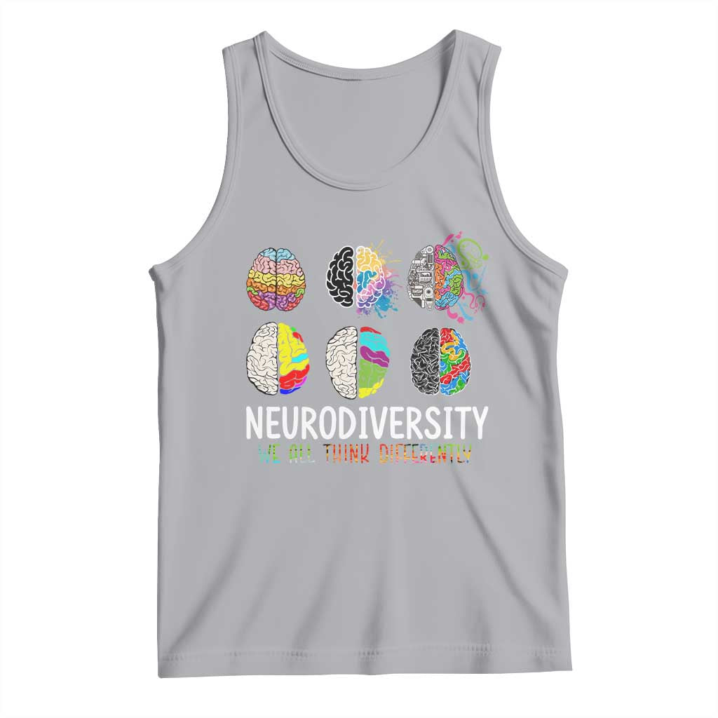 Embrace Neurodiversity Tank Top We All Think Differently