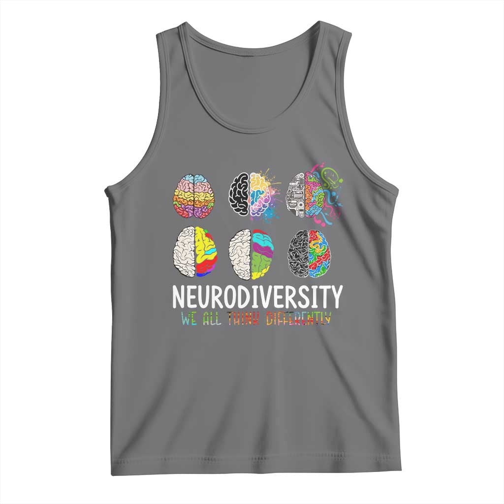Embrace Neurodiversity Tank Top We All Think Differently