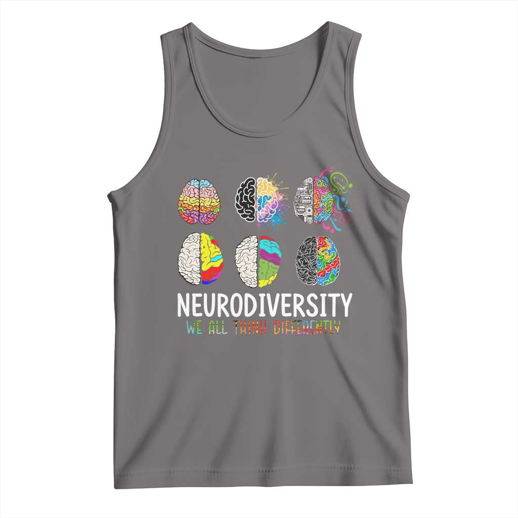 Embrace Neurodiversity Tank Top We All Think Differently