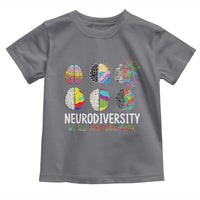 Embrace Neurodiversity Toddler T Shirt We All Think Differently