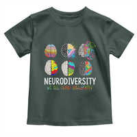 Embrace Neurodiversity Toddler T Shirt We All Think Differently