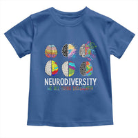 Embrace Neurodiversity Toddler T Shirt We All Think Differently