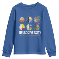 Embrace Neurodiversity Youth Sweatshirt We All Think Differently