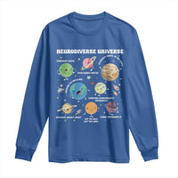 Neurodiverse Universe Long Sleeve Shirt Autism Awareness ASD ADHD Neurodiversity Sped Teacher