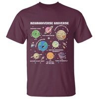 Neurodiverse Universe T Shirt Autism Awareness ASD ADHD Neurodiversity Sped Teacher