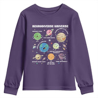 Neurodiverse Universe Youth Sweatshirt Autism Awareness ASD ADHD Neurodiversity Sped Teacher