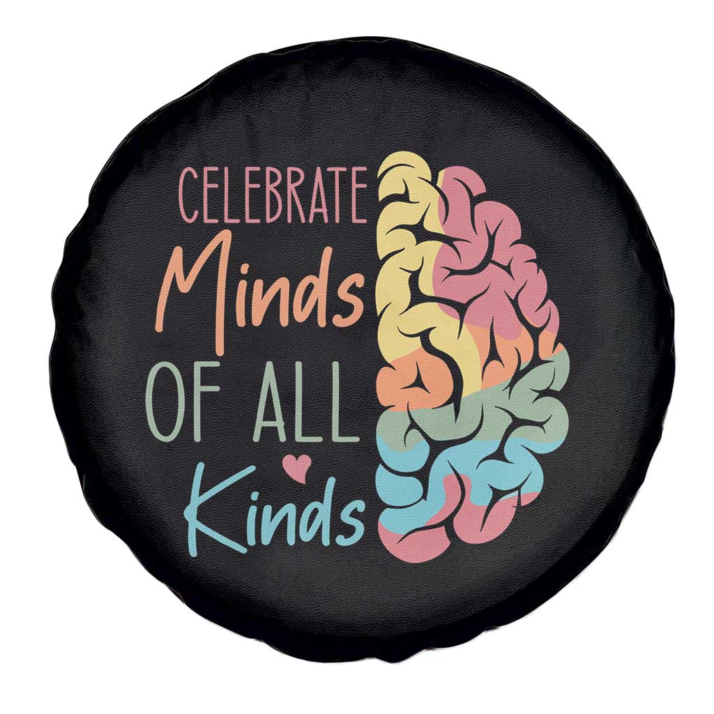Embrace Neurodiversity Spare Tire Cover Celebrate Minds of All Kinds Teacher ASD