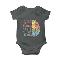 Embrace Neurodiversity Baby Onesie Celebrate Minds of All Kinds Teacher ASD