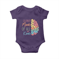 Embrace Neurodiversity Baby Onesie Celebrate Minds of All Kinds Teacher ASD