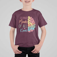 Embrace Neurodiversity T Shirt For Kid Celebrate Minds of All Kinds Teacher ASD