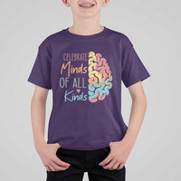 Embrace Neurodiversity T Shirt For Kid Celebrate Minds of All Kinds Teacher ASD