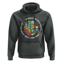 Embrace Neurodiversity Hoodie Neurodiverse Brain Autism Awareness ADHD Autistic