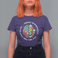 Embrace Neurodiversity T Shirt For Women Neurodiverse Brain Autism Awareness ADHD Autistic