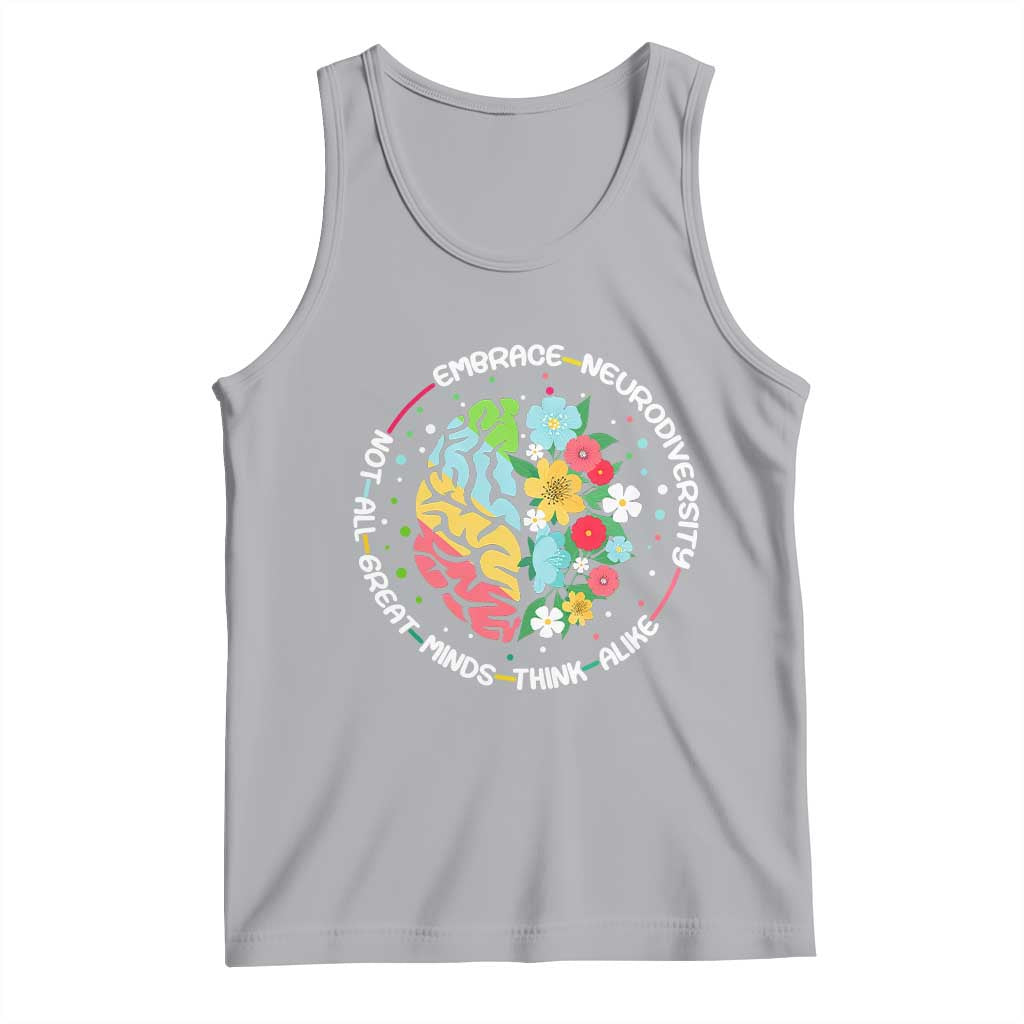 Embrace Neurodiversity Tank Top Neurodiverse Brain Autism Awareness ADHD Autistic