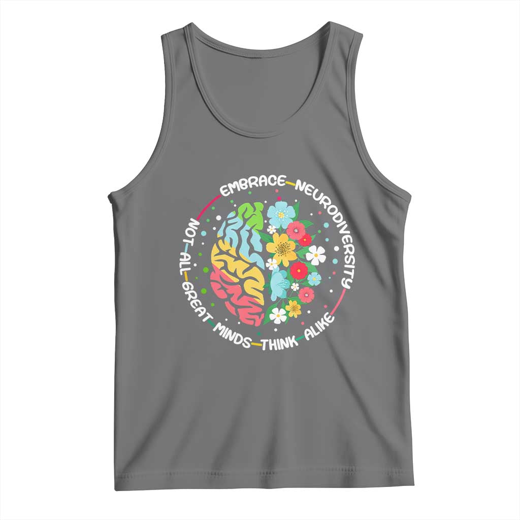 Embrace Neurodiversity Tank Top Neurodiverse Brain Autism Awareness ADHD Autistic