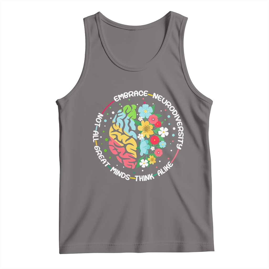 Embrace Neurodiversity Tank Top Neurodiverse Brain Autism Awareness ADHD Autistic
