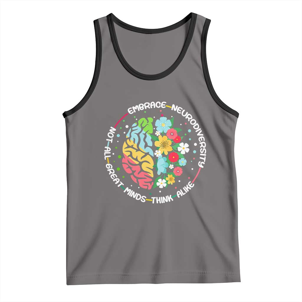 Embrace Neurodiversity Tank Top Neurodiverse Brain Autism Awareness ADHD Autistic