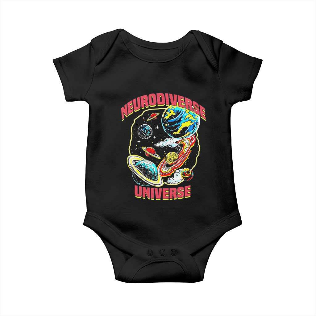 Neurodiverse Universe Baby Onesie Neurodiversity Embrace ADHD Autism ASD