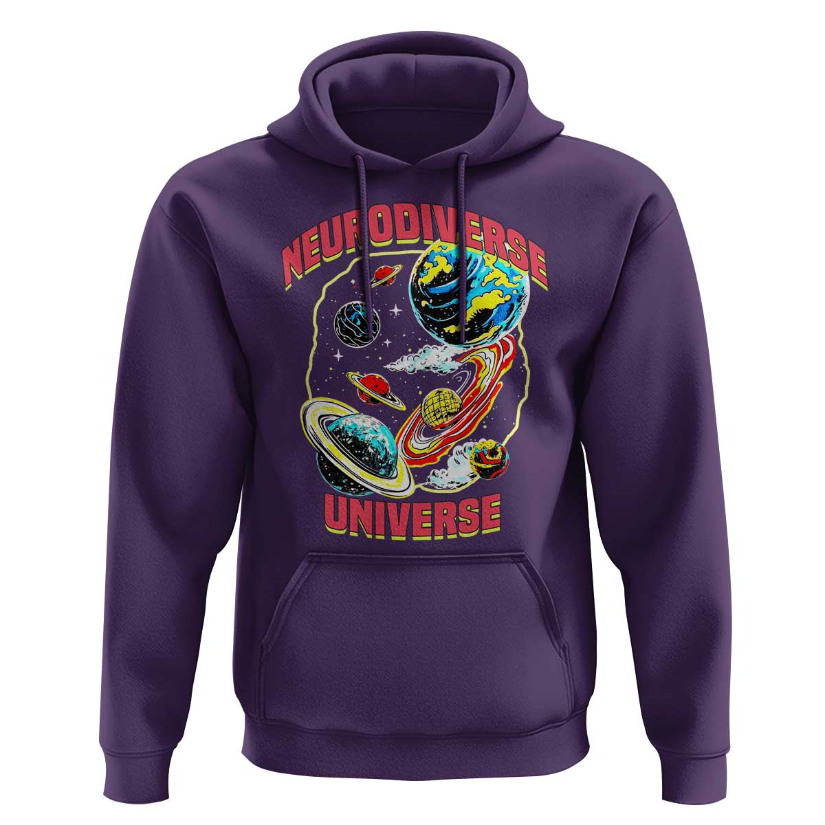 Neurodiverse Universe Hoodie Neurodiversity Embrace ADHD Autism ASD