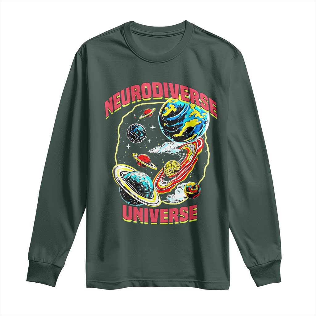Neurodiverse Universe Long Sleeve Shirt Neurodiversity Embrace ADHD Autism ASD