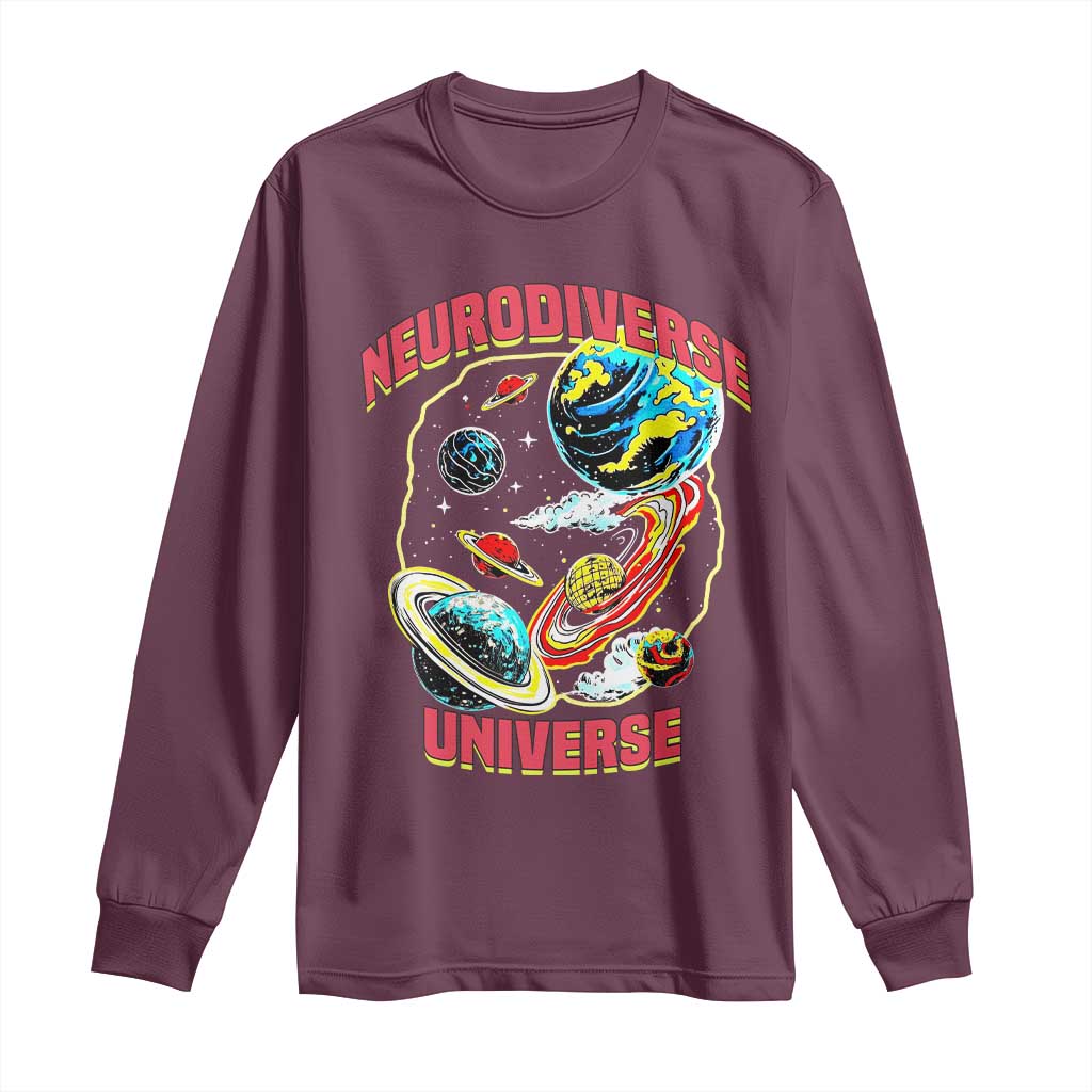 Neurodiverse Universe Long Sleeve Shirt Neurodiversity Embrace ADHD Autism ASD