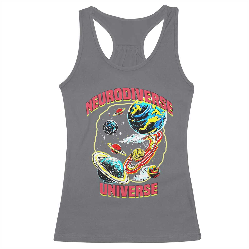 Neurodiverse Universe Racerback Tank Top Neurodiversity Embrace ADHD Autism ASD