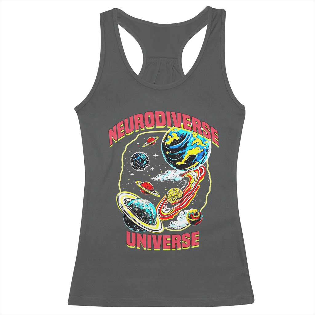 Neurodiverse Universe Racerback Tank Top Neurodiversity Embrace ADHD Autism ASD